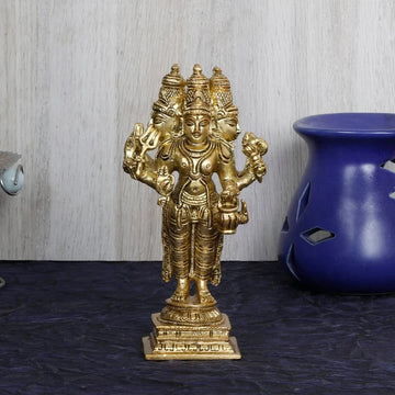 Brass Dattatreya idol